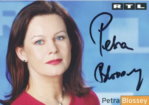 Petra Blossey  RTL   TV  Autogrammkarte original signiert 