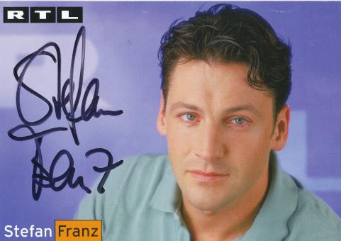 Stefan Franz  RTL   TV  Autogrammkarte original signiert 