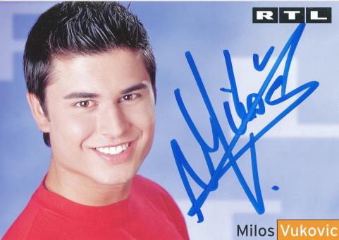 Milos Vukovic  RTL   TV  Autogrammkarte original signiert 
