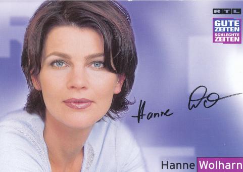 Hanne Wolharn   GZSZ   RTL   TV  Autogrammkarte 