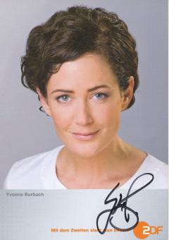 Yvonne Burbach  Herzflimmern   ZDF  TV  Serien Autogrammkarte original signiert 