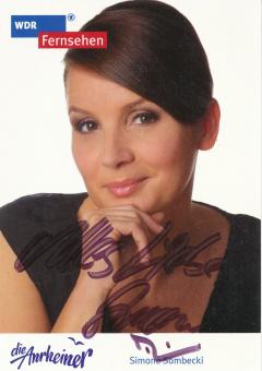 Simone Sombecki   Die Anrheiner  TV  Serien Autogrammkarte original signiert 