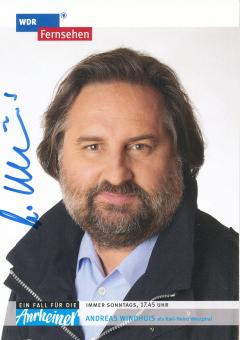 Andreas Windhuis   Die Anrheiner  TV  Serien Autogrammkarte original signiert 