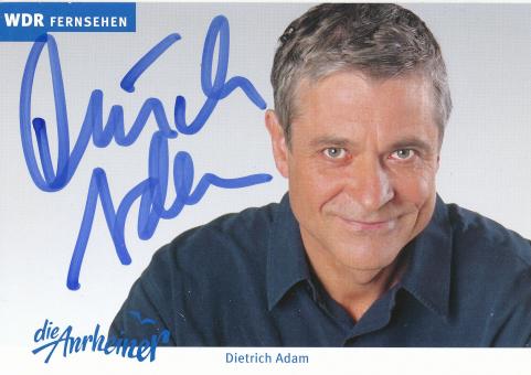 Dietrich Adam † 2020  Die Anrheiner  TV  Serien Autogrammkarte original signiert 