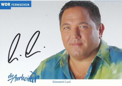 Giovanni Luzi  Die Anrheiner  TV  Serien Autogrammkarte original signiert 
