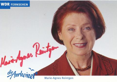 Marie Agnes Reintgen   Die Anrheiner  TV  Serien Autogrammkarte original signiert 