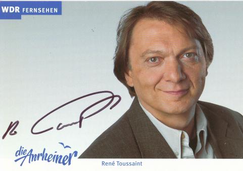 Rene Toussaint   Die Anrheiner  TV  Serien Autogrammkarte original signiert 