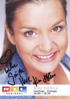 Kim Höhne  RTL   TV  Autogrammkarte original signiert 