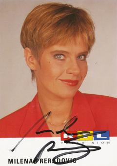 Milena Preradovic   RTL   TV  Autogrammkarte original signiert 
