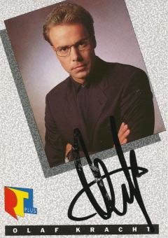 Olaf Kracht   RTL   TV  Autogrammkarte original signiert 