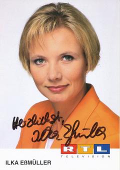 Ilka Eßmüller   RTL   TV  Autogrammkarte original signiert 