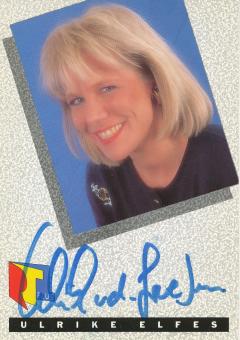 Ulrike Elfes   RTL   TV  Autogrammkarte original signiert 