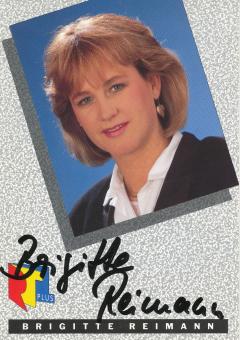 Brigitte Reimann   RTL   TV  Autogrammkarte original signiert 