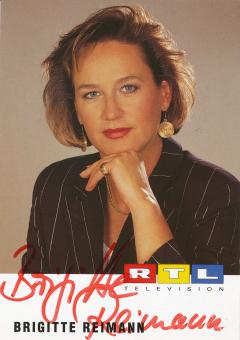 Brigitte Reimann   RTL   TV  Autogrammkarte original signiert 