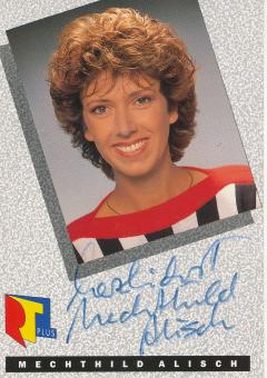 Mechthild Alisch   RTL   TV  Autogrammkarte original signiert 