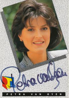 Petra van Oyen   RTL   TV  Autogrammkarte original signiert 