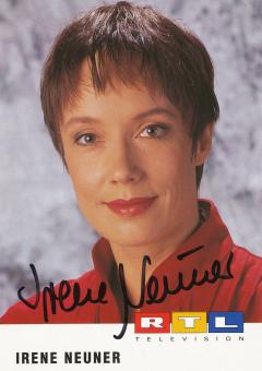 Irene Neuner   RTL   TV  Autogrammkarte original signiert 