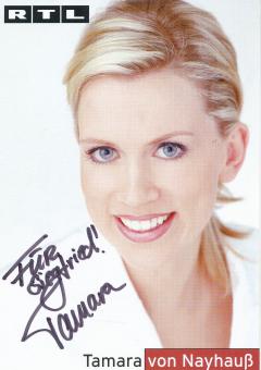 Tamara von Nayhauß   RTL   TV  Autogrammkarte original signiert 