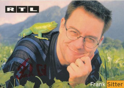 Frank Sitter  RTL   TV  Autogrammkarte original signiert 