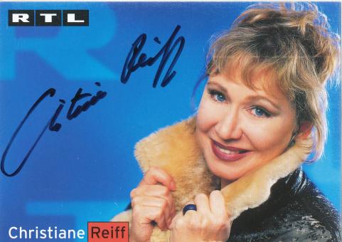 Christiane Reiff   RTL   TV  Autogrammkarte original signiert 