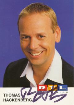 Thomas Hackenberg   RTL   TV  Autogrammkarte original signiert 