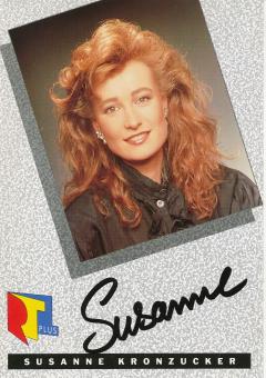 Susanne Kronzucker   RTL   TV  Autogrammkarte original signiert 