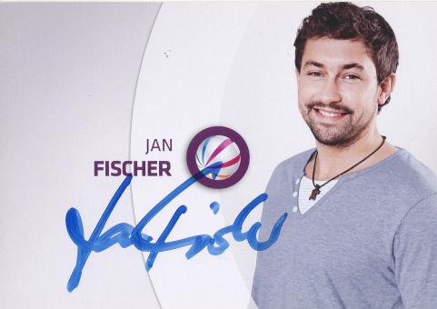 Jan Fischer  Sat 1  TV  Sender Autogrammkarte original signiert 