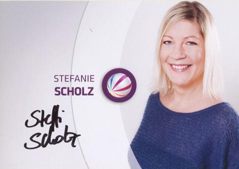 Stefanie Scholz  Sat 1  TV  Sender Autogrammkarte original signiert 
