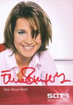 Elke Rosenfeldt   Sat 1  TV  Sender Autogrammkarte original signiert 