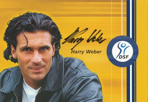 Harry Weber  DSF  TV Sender Autogrammkarte original signiert 