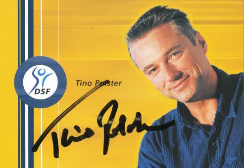 Tino Polster  DSF  TV Sender Autogrammkarte original signiert 