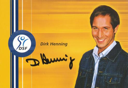 Dirk Henning  DSF  TV Sender Autogrammkarte original signiert 