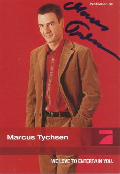 Marcus Tychsen   PRO 7  TV Sender Autogrammkarte original signiert 