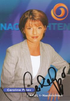 Caroline Pioev  Kabel 1  TV Sender Autogrammkarte original signiert 
