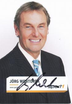 Jörg Wontorra  Sport 1   TV Sender Autogrammkarte original signiert 