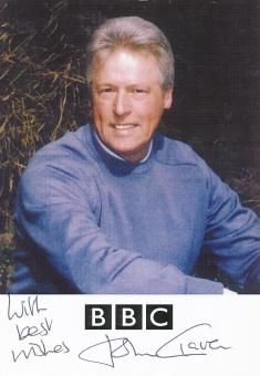 John Craven  BBC   TV Sender Autogrammkarte original signiert 