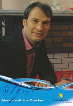 Alexander Klaus Stecher  Gold Star  TV Sender Autogrammkarte original signiert 