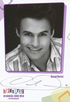 Daniel Bereni  Hairspray  Musical  Autogrammkarte original signiert 