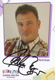 Martin Berger  Hairspray  Musical  Autogrammkarte original signiert 
