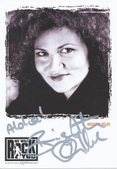 Brigitte Oelke  We will Rock You  Musical  Autogrammkarte original signiert 
