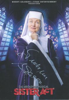 Gudrun Schade  Sister Act  Musical  Autogrammkarte original signiert 