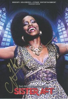 Nyassa Alberta  Sister Act  Musical  Autogrammkarte original signiert 