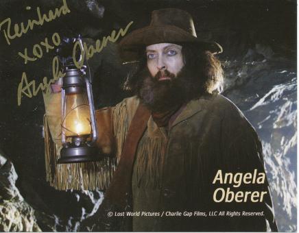 Angela Oberer  Schriftstellerin  Literatur  Autogrammkarte original signiert 