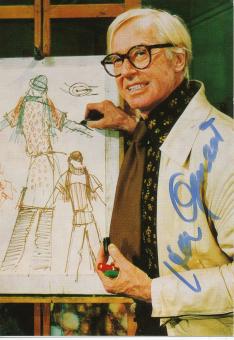 Heinz Oestergaard † 2003  Mode Designer  Autogrammkarte original signiert 