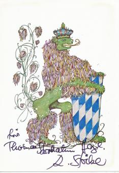 Rupert Stöckl † 1999  Maler  Autogrammkarte original signiert 