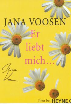 Jana Voosen  Schriftstellerin   Literatur  Autogrammkarte original signiert 