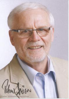 Peter Wilhelm Dröscher  Politik  Autogrammkarte original signiert 