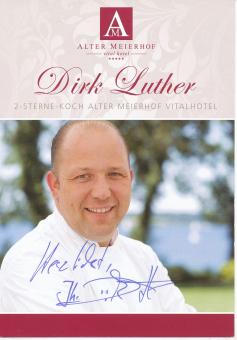 Dirk Luther   TV Koch  Autogrammkarte  original signiert 