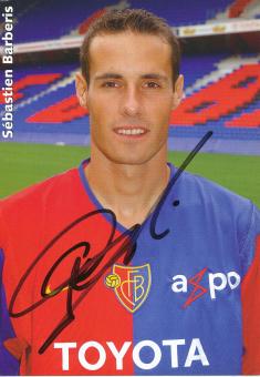 Sebastien Barberis  FC Basel  Fußball Autogrammkarte  original signiert 