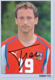 Roman Tyce  Tschechien  Fußball Autogrammkarte  original signiert 